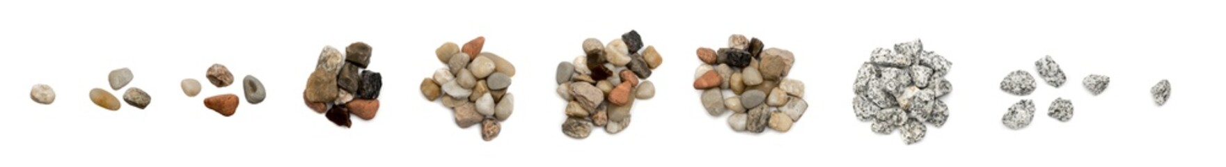 Set of Pebbles Isolated