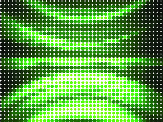 Background with dots of different shades of green. Halftone effect. Vector graphics