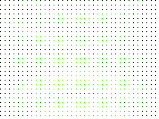 Background with dots of different shades of green. Halftone effect. Vector graphics