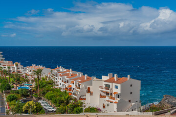 Fototapeta na wymiar View of Puerto de Santiago. Tenerife, Canary Islands, Spain