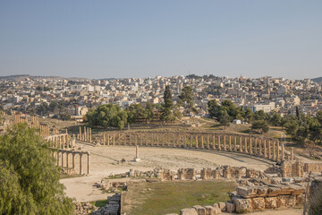 Jerash
Jerash today is home to one of the best preserved Greco-Roman cities, which earned it the nickname of "Pompeii of the East".[citation needed] Approximately 330,000 visitors arrived in Jerash