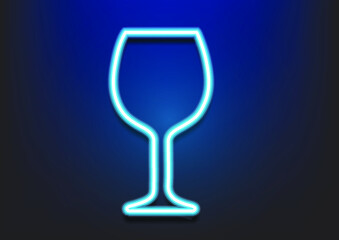 Glowing whiskey glass on black background.Vector illustration.