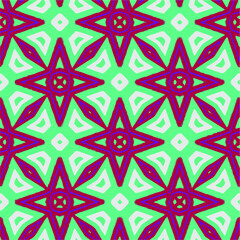 Seamless pattern with multicolored shapes.