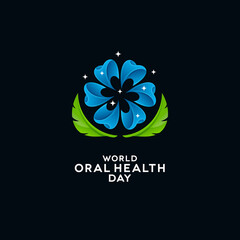 World Oral Health Day Greeting Card Design