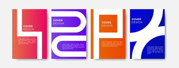Colorful print template design