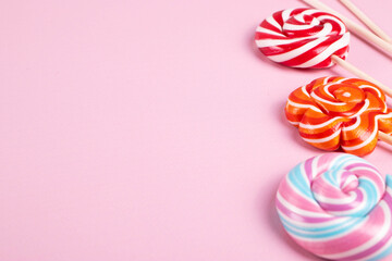 colorful lollipops