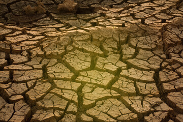 Water is life. Arid season Water is life. Dry season. Background drought water shortage.Cracked...