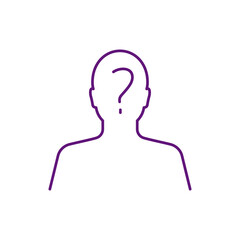 Anonymous face RGB color icon. Unknown, unnamed authorship. Lacking individuality, distinction, recognizability. Unknown person. Anonymous author. Being incognito. Isolated vector illustration