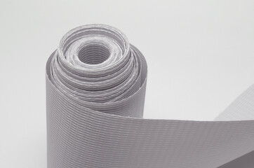 plain white roll cloth with striped and matte surface. flexi materials for making banners, billboards, roll banners in the digital printing industry
