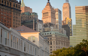 Fototapeta na wymiar beautiful city skyline New York . USA