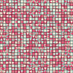 Abstract Geometric Pattern generative computational art illustration