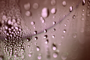 detail of water from the freezer