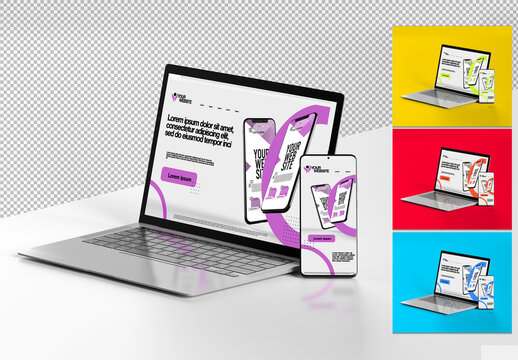 Mockup of Electronic Device