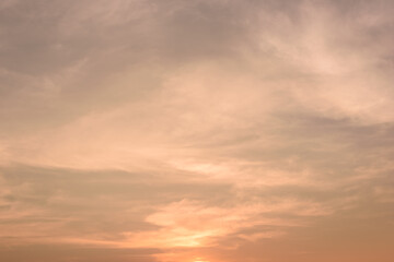 Fototapeta na wymiar Beautiful clouds and sunset sky background