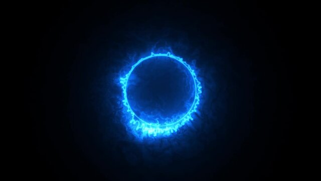 Animation of audio visualizer on black background. Color music equalizer