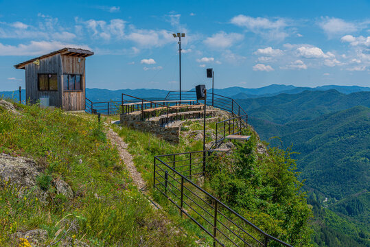 Momchilova krepost fortress in Rhodopes mountains in Bulgaria