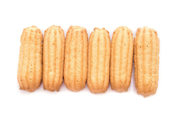 shortbread cookies on a white