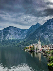Hallstatt - Panorama of the Lake and the town