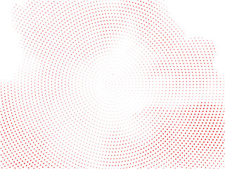 Abstract red color halftone design background