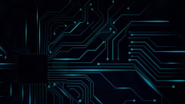 circuit board background,Abstract Digital light Professor footage, effect mossaic concept.