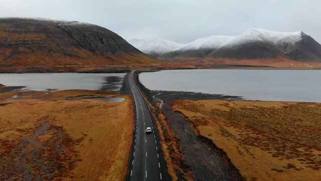 Iceland Aerial Drone Footage - Cinematic Road Trip