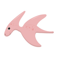 Dinosaur Pterodactyl. Vector illustration.