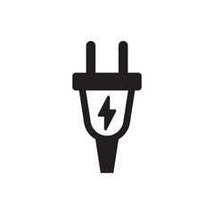 Obraz premium Electric plug icon - power connect icon 