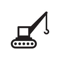 Crane icon sign symbol vector	