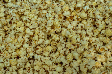 Popcorn from maize or popped corn, popcorns or pop-corn
