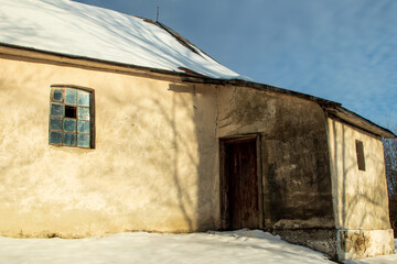 abandoned church in the mountains
