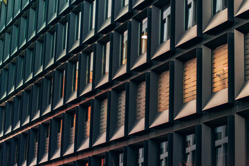 beautiful modern office building in europe