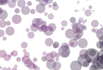 Fototapeta na wymiar Light Purple, Pink vector template with circles.