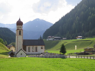 the Pfarrkirche (parish church) Hl. Antonius in Niederthai in Tirol, Austria, July
