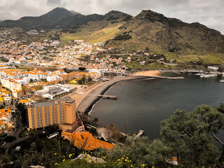 View of Machico Bay, Madeira Island, Portugal