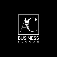 Letter AC Brush Logo Design