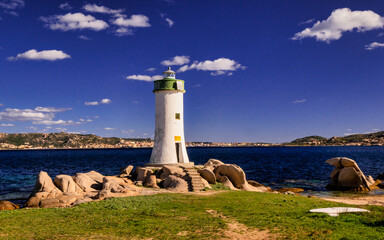 Baia del Faro a Palau , Sardegna