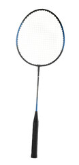 Badminton racket isolated on white. Sport equipment