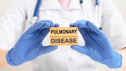 Pulmonary disease inscription. Obstructive lung pathology