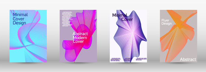 Modern design template. A set of modern abstract covers.