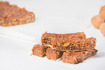 Walnuts fitness bar (free sugar)