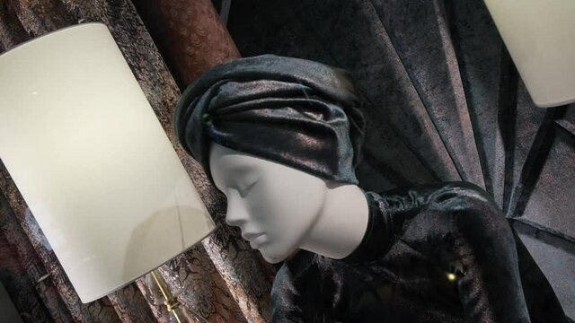 Mannequin in a fashion store