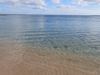 a shore in Playa Larga, Cuba, November