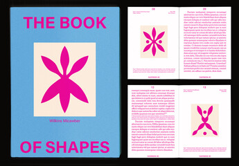 Illustrated Book with Colorful Highlights