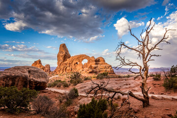 Turret Arch in the Arches National Park, Utah © Martina