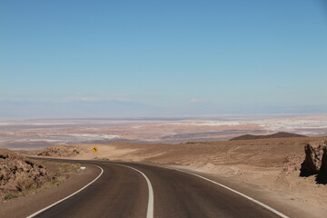 road to the desert