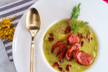German Potato Sausage Soup