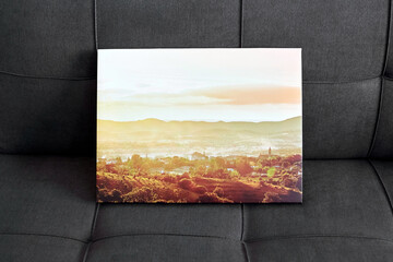 Canvas print, photo canvas stretched on stretcher bar