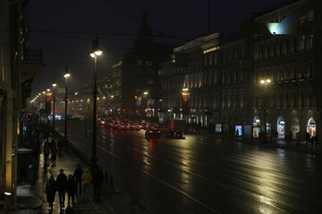 Fototapeta premium impressionism in St. Petersburg