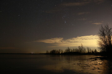 night over the lake