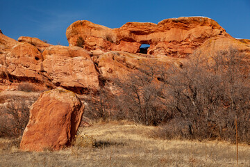 Rock Formation in South Valley Park, Jefferson County, Colorado 
